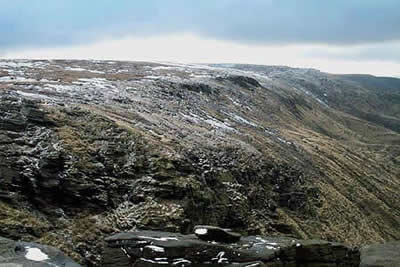 Kinder Scout from near Kinder Downfall