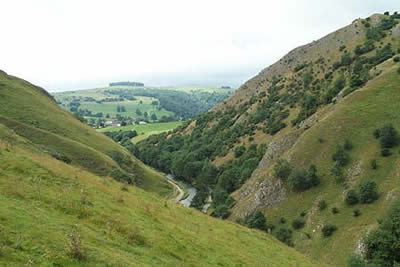 Photo from the walk - High-level Dovedale from near Thorpe Cloud