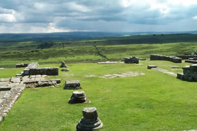 Housesteads occupies a strategic position