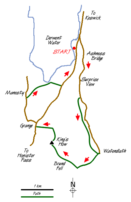 Walk 1108 Route Map