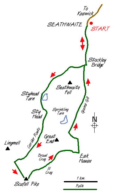Walk 1114 Route Map