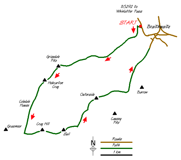 Walk 1120 Route Map