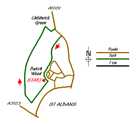 Route Map - Walk 1122