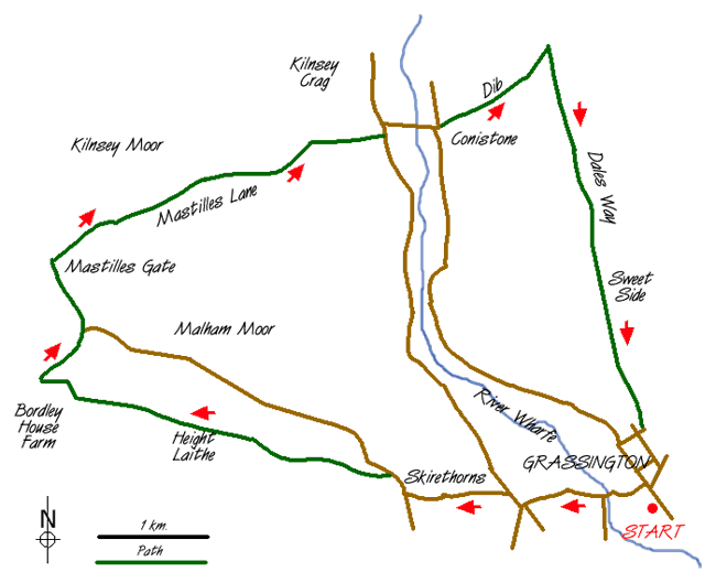 Walk 1145 Route Map