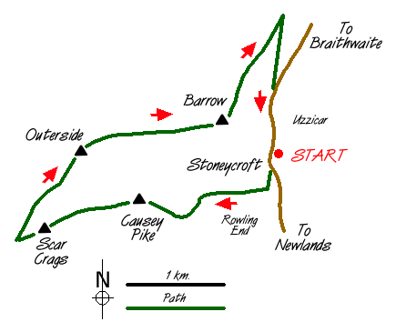 Walk 1155 Route Map