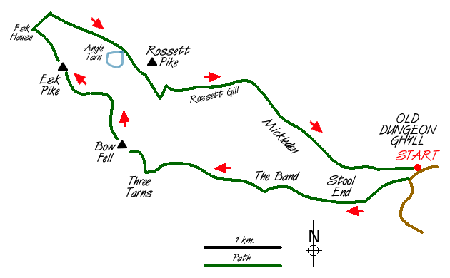Walk 1157 Route Map