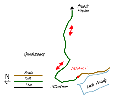 Route Map - Walk 1163