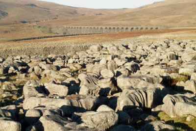 Ribblehead Viaduct is a massive structure