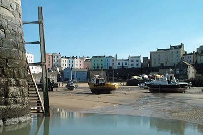 The harbour at Tenby