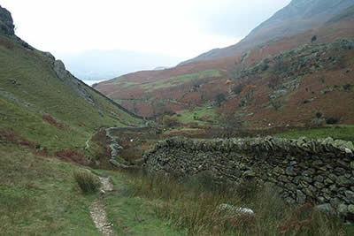Rannerdale is a typical Lakeland valley