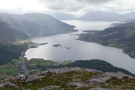 Looking west from the summit of the Pap of Glencoe