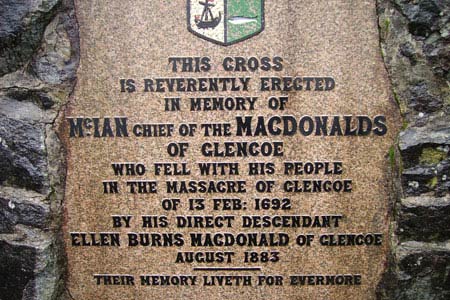 Monument in Glencoe