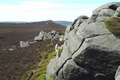 Lord's Seat lies east of Simon's Seat