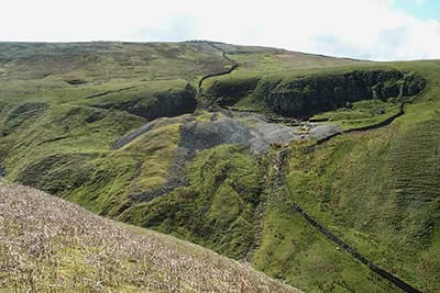Providence Lead Mine above Dowber Gill Beck