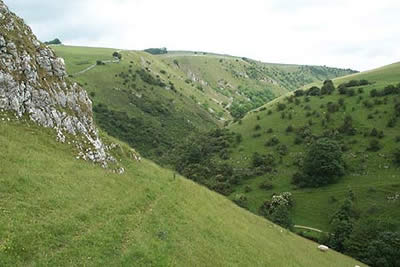 Biggin Dale is similar in character to Wolfscote Dale