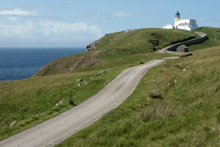 The lighthouse at  Point of Stoer