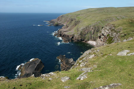 Looking north along the coast to the Point of Stoer