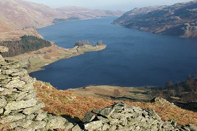 View east from Rough Crag to Haweswater