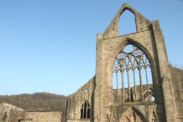 Tintern Abbey is a magnificent structure