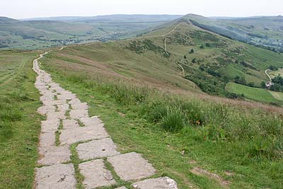 The Castleton Ridge from below the summit of Mam Tor