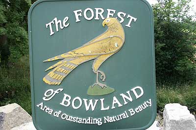 Forest of Bowland is signed with fine cast notices