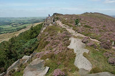 The Roaches are a popular venue for climbers