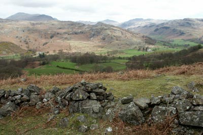Eskdale seen from the Peat Road to Low Birker Tarn