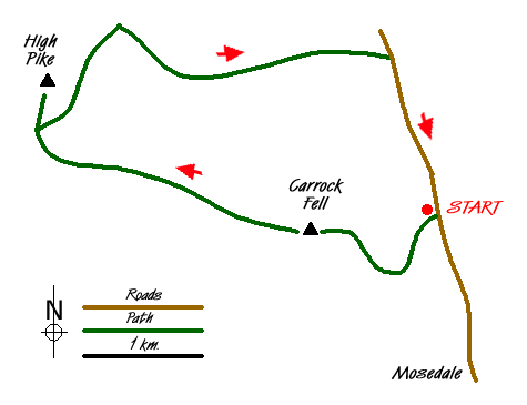 Route Map - Walk 1214