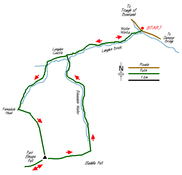 Walk 1218 Route Map