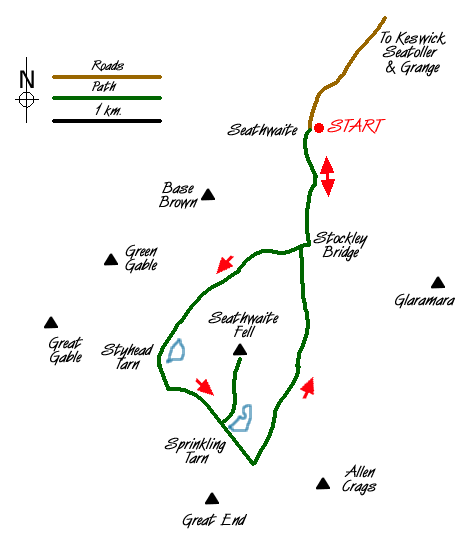 Walk 1236 Route Map