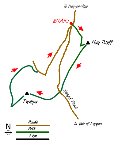 Walk 1238 Route Map
