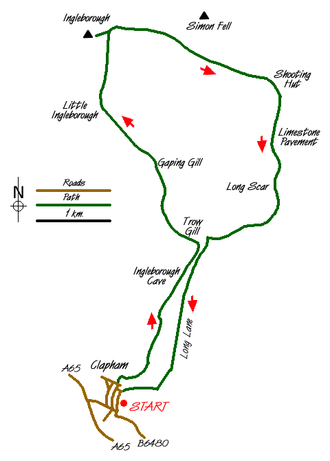 Walk 1248 Route Map