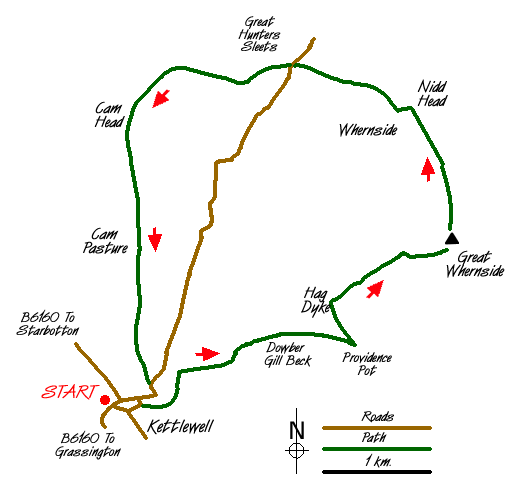 Walk 1250 Route Map