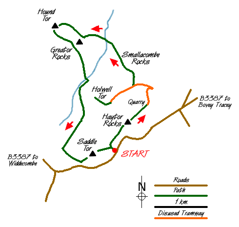 Route Map - Walk 1260
