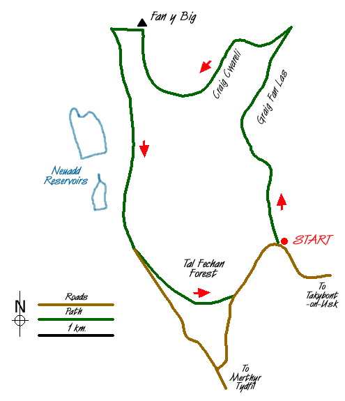Walk 1283 Route Map