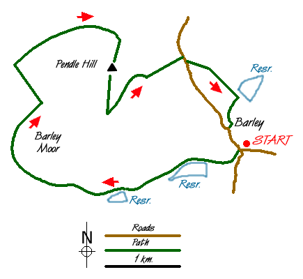 Route Map - Walk 1287