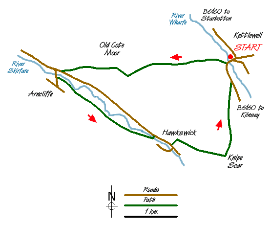Walk 1294 Route Map