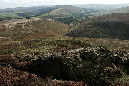 View from south from near Mad Woman's Stones