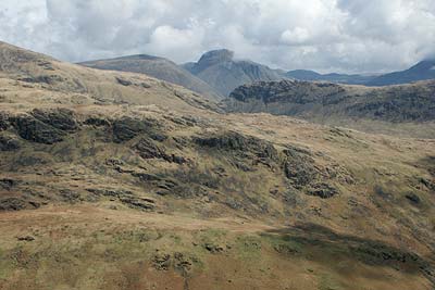 Great Gable is easy to identify in this view from Seatallan