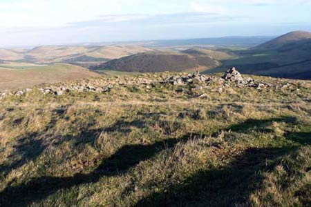The hill fort on Great Hetha Hill