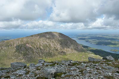 The view north west from the summit of Sail Gharbh (Quinag)