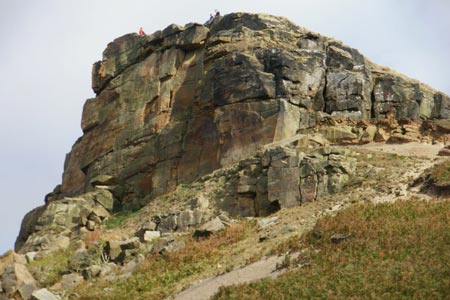 The cliffs of Roseberry Topping