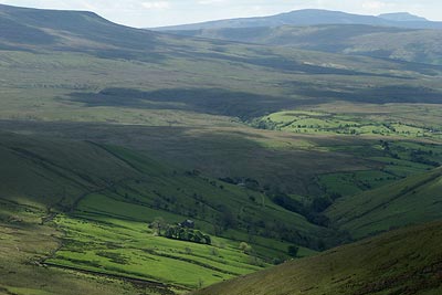 View south from Randygill Top to Yorkshire Dales
