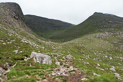 Path leading to Coir nan Laogh & Tom na Gruaagaich