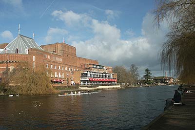 The Royal Shakespeare theatre at Stratford-upon-Avon