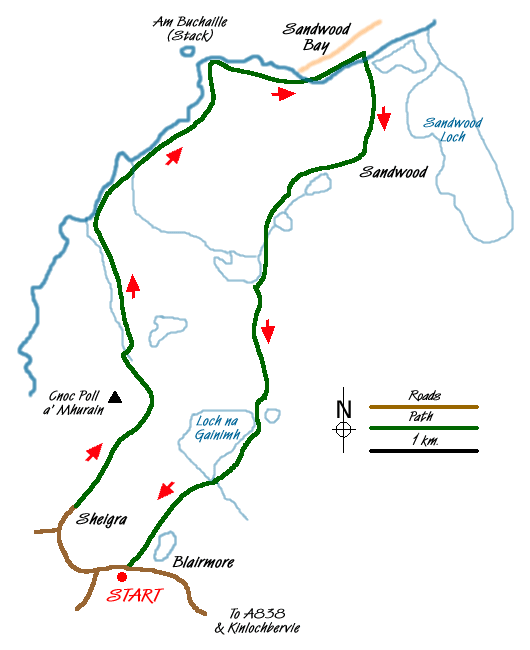 Route Map - Walk 1318