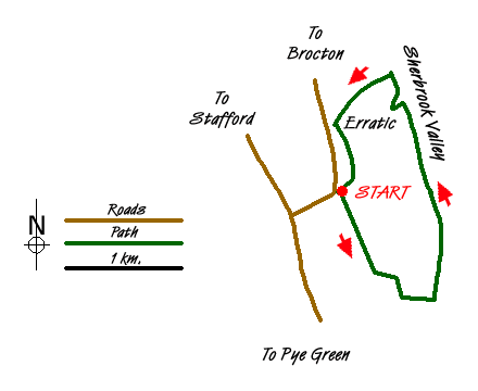 Walk 1324 Route Map