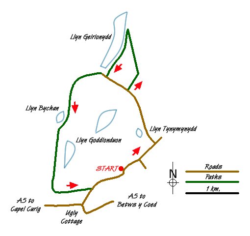 Route Map - Walk 1332