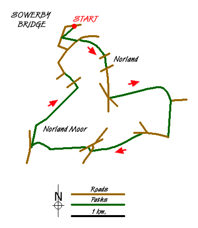 Walk 1336 Route Map