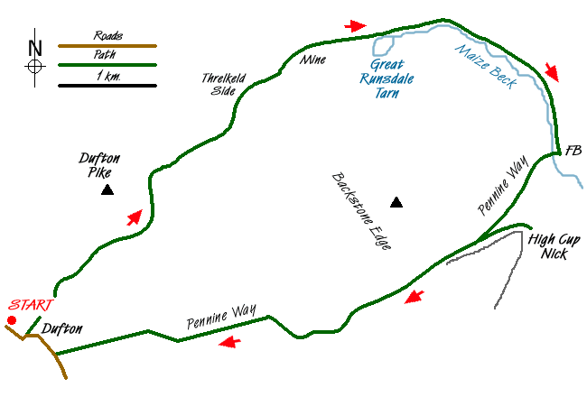 Walk 1339 Route Map